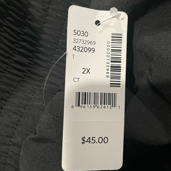 *BNWT* Black Athletic Swim Shorts - Picture 2 of 2